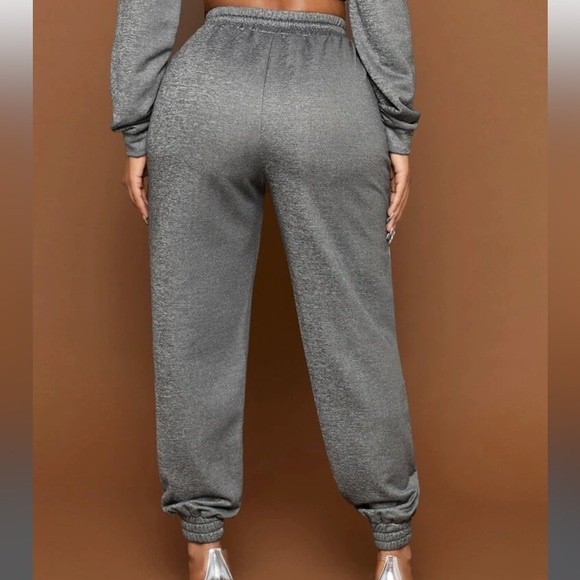 Drawstring Waist Ripped Sweatpants - Picture 2 of 3